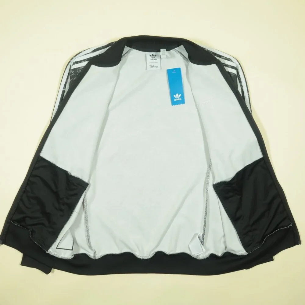 Adidas Disney Goofy Sst Jacket Mens L Black Long Sleeve New - Picture 4 of 10